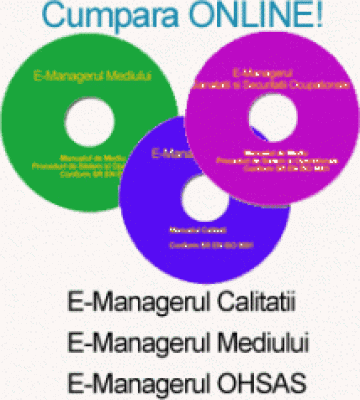 Software managerul calitatii mediului OHSAS de la Mcs Consulting 2001 S.R.L.