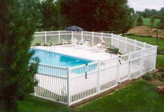 Gard piscina PVC