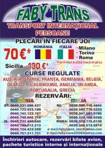 Transport international Romania-Italia