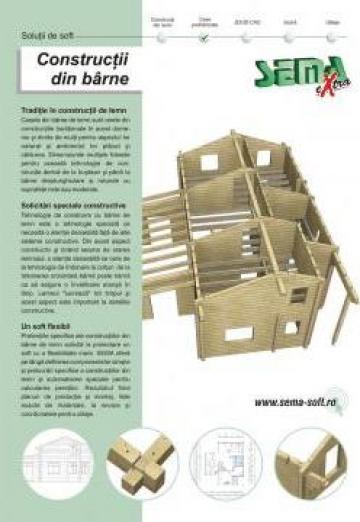 Soft proiectare case de lemn din barne de la S.c. Euro- Hold S.r.l.