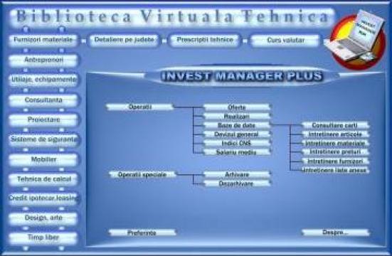 Aplicatie software Invest Manager Plus