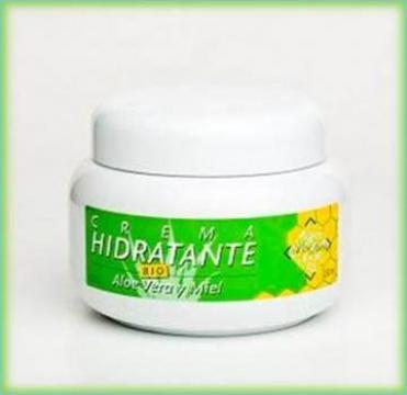 Crema hidratanta bio aloe vera si miere 250 ml de la Aloeland Romania