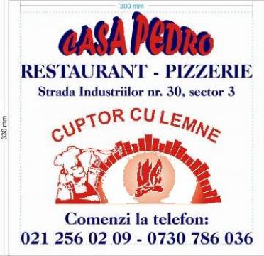 Pizza la cuptor cu lemne Casa Pedro de la Compedro Srl
