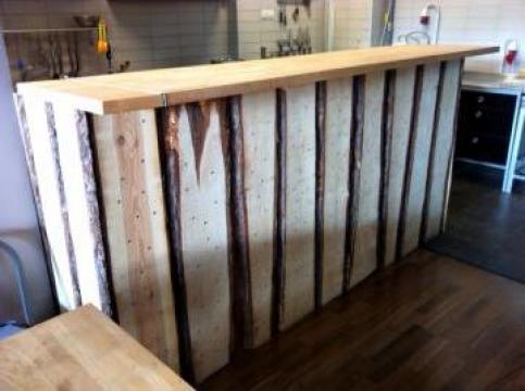 Pult din lemn pt. bar sau restaurant de la Doua Linii Srl