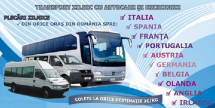Transport persoane Romania - Italia
