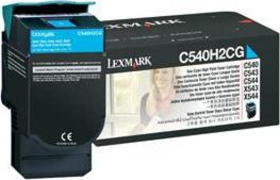 Cartus Imprimanta Laser Original LEXMARK C540H2CG de la Green Toner