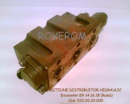 Sectiune distribuitor hidraulic excavator EK-14,16,18 de la Roverom Srl