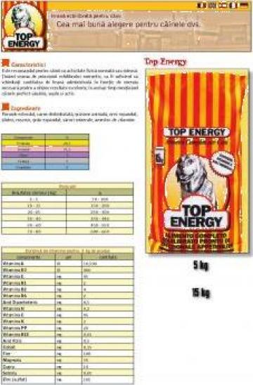 Hrana pentru caini activi (vanatoare/sport) Top Energy
