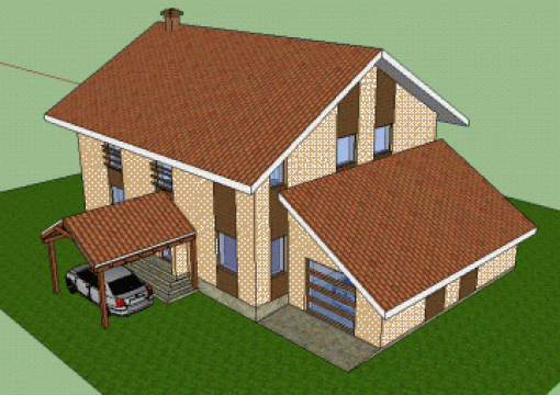 Proiect casa lemn Casa 1 de la Rez Line`03