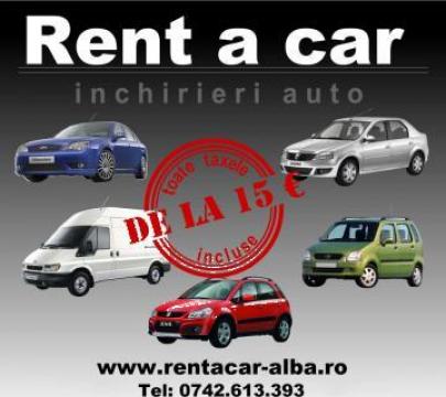 Inchirieri auto Alba si Sibiu de la Rent A Car Alba