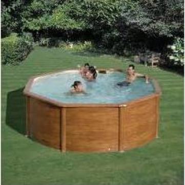 Piscina suprafata lemn de la Teo Pool Construct