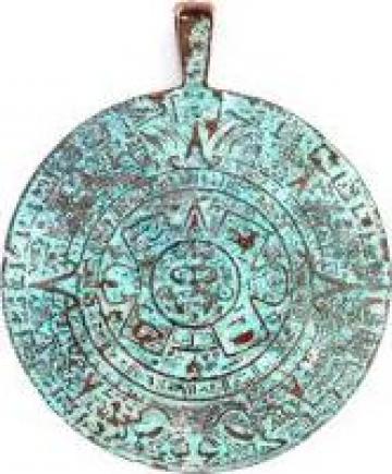 Pandantiv Calendar Maya de la Equilibrium Art