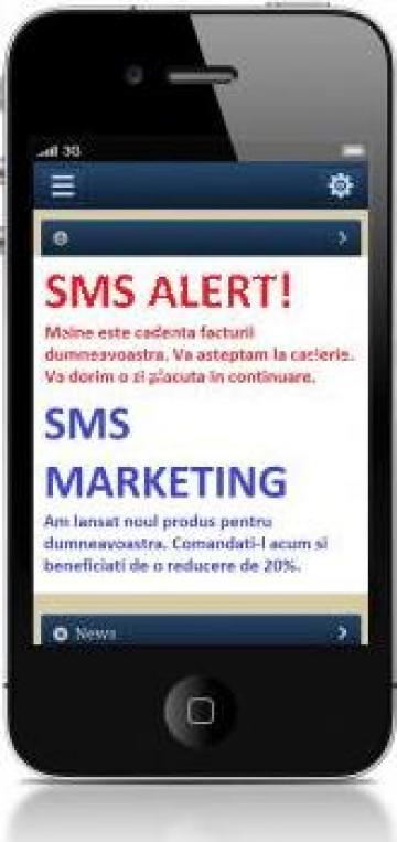 Servicii SMS Marketing & SMS Alert de la Xxl Romania