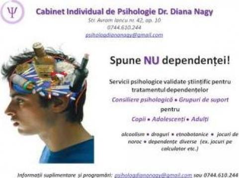 Tratament psihologic in dependente de la Cabinet Individual De Psihologie Diana Nagy