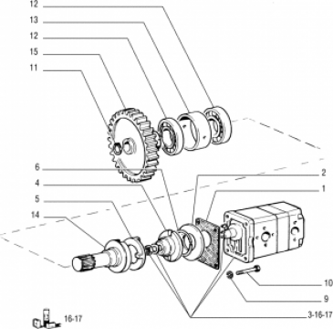 Pompa hidraulica directie Fiat FD75 de la Ira Serv Srl