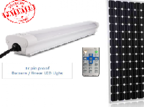 Kit iluminat LED / solar, 48 W/100 W