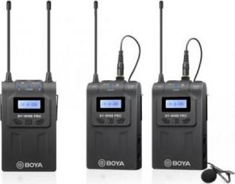 Lavaliera UHF Dual Channel Wireless Boya BY-WM8 Pro-K2