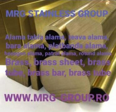 Bara alama patrata 25x25mm - durabila, versatila, rezistenta de la MRG Stainless Group Srl