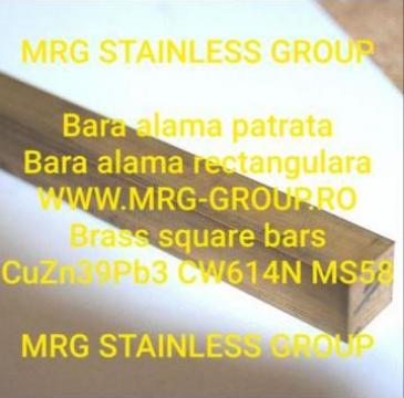 Bara alama patrata 10x10x3000mn, patrat alama, aluminiu de la MRG Stainless Group Srl