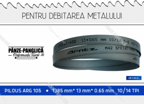 Panza 1385x13x10/14 Sprint panglica metal Pilous ARG 105