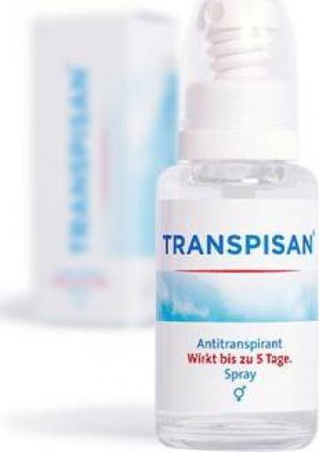 Antiperspirant Transpisan, 10 flacoane spray + roll-on de la Genmark Trading Srl