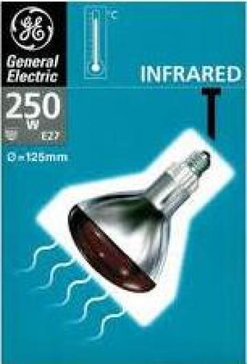 Lampi infrarosu General Electric BR125 230-250V 250W de la Sfera Global Trading Srl