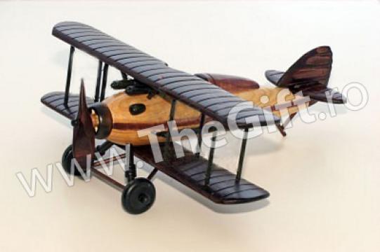 Decoratiune Avion din lemn antichizat de la Thegift.ro - Cadouri Online