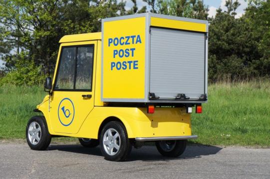 Masina electrica Melex pentru servicii postale