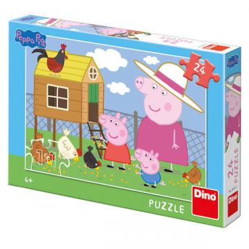 Puzzle - Peppa Pig - Puisorii (24 piese) de la A&P Collections Online Srl-d