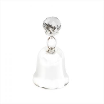 Decoratiune Clopotel argintat Crystal Glow by Chinelli Italy de la Luxury Concepts Srl