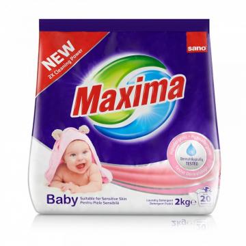 Detergent pudra Sano Maxima Baby (20sp) 2 kg de la Sanito Distribution Srl