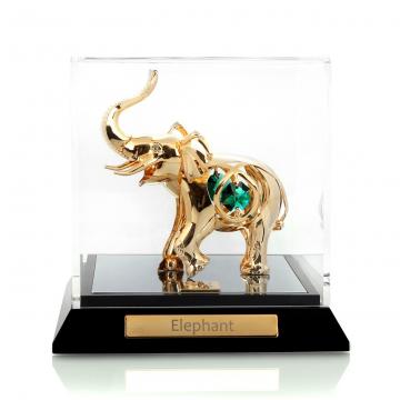 Figurina Elefant cu cristale Swarovski in caseta de la Luxury Concepts Srl