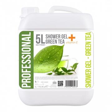 Gel de dus 5L- green tea + vitamina E de la Sanito Distribution Srl