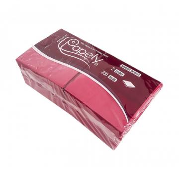 Servetele impaturite Papely 250 Deep Colors rosii de la Sanito Distribution Srl