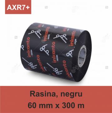 Ribon Armor Inkanto AXR7+, rasina (resin), negru, 60mmx300m de la Label Print Srl