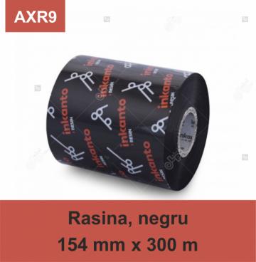 Ribon Armor Inkanto AXR9, rasina (resin), negru, 154mmx300m de la Label Print Srl