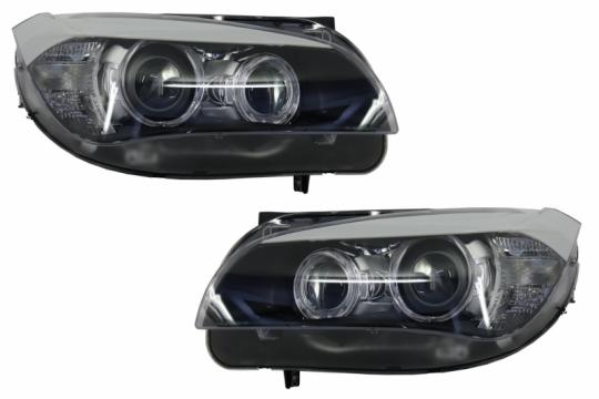 Faruri LED Angel Eyes compatibile cu Bmw X1 E84 (2009-2013) de la Kit Xenon Tuning Srl