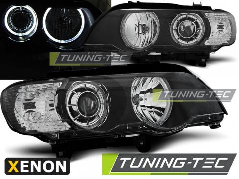 Faruri compatibile cu BMW X5 E53 09.99-10.03 LED Angel Eyes de la Kit Xenon Tuning Srl