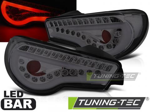 Stopuri LED compatibile cu Toyota GT86 12-16 LED bar fumuriu