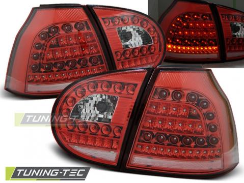 Stopuri LED compatibile cu VW Golf 5 10.03-09 rosu alb LED de la Kit Xenon Tuning Srl