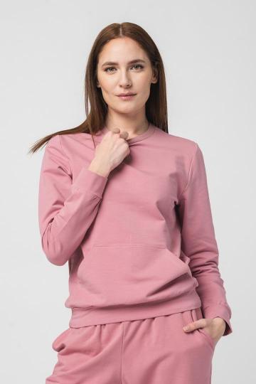 Bluza Coton casual femei Pink-L de la Etoc Online