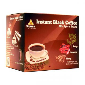 Cafea neagra Ayura Herbal Instant Black Cofee Mix