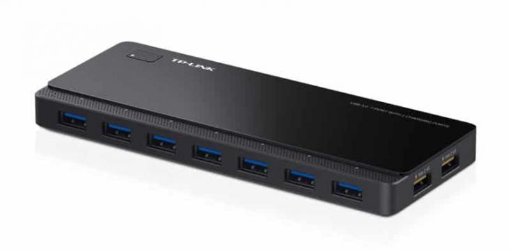 Hub USB TP-Link, UH720, 7 porturi USB 3.0, 2 porturi de la Etoc Online