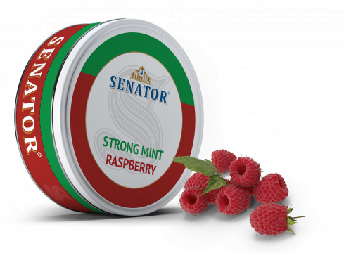 Pliculete cu nicotina Senator - Strong Mint Raspberry de la Dvd Master Srl
