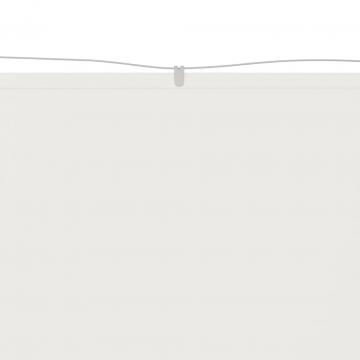 Copertina verticala, alb, 100x600 cm, tesatura Oxford de la VidaXL