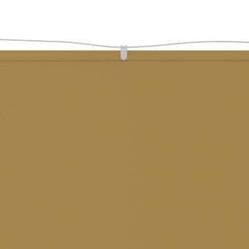 Copertina verticala, bej, 140x800 cm, tesatura Oxford de la VidaXL