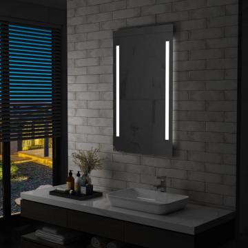 Oglinda cu LED de perete de baie, 60 x 100 cm de la VidaXL