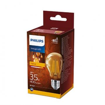 Bec LED Philips Vintage, E27, A60, 4W (35W), 2500K