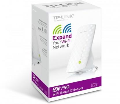 Extender Wireless Range TP-Link RE200, AC750 de la Etoc Online