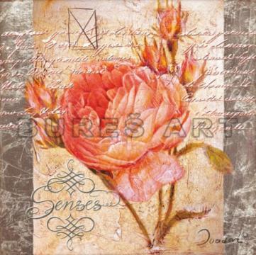 Tablou Colaj cu trandafir de la Arbex Art Decor